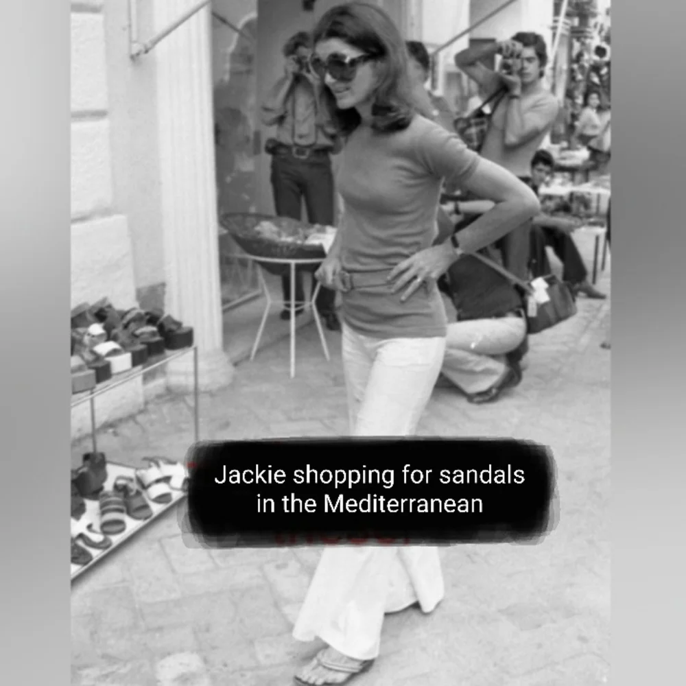 Jack Rogers Sandals Heels Wedge Thong Leather Jute Espadrille Medallion Gold 6 - Picture 11 of 12